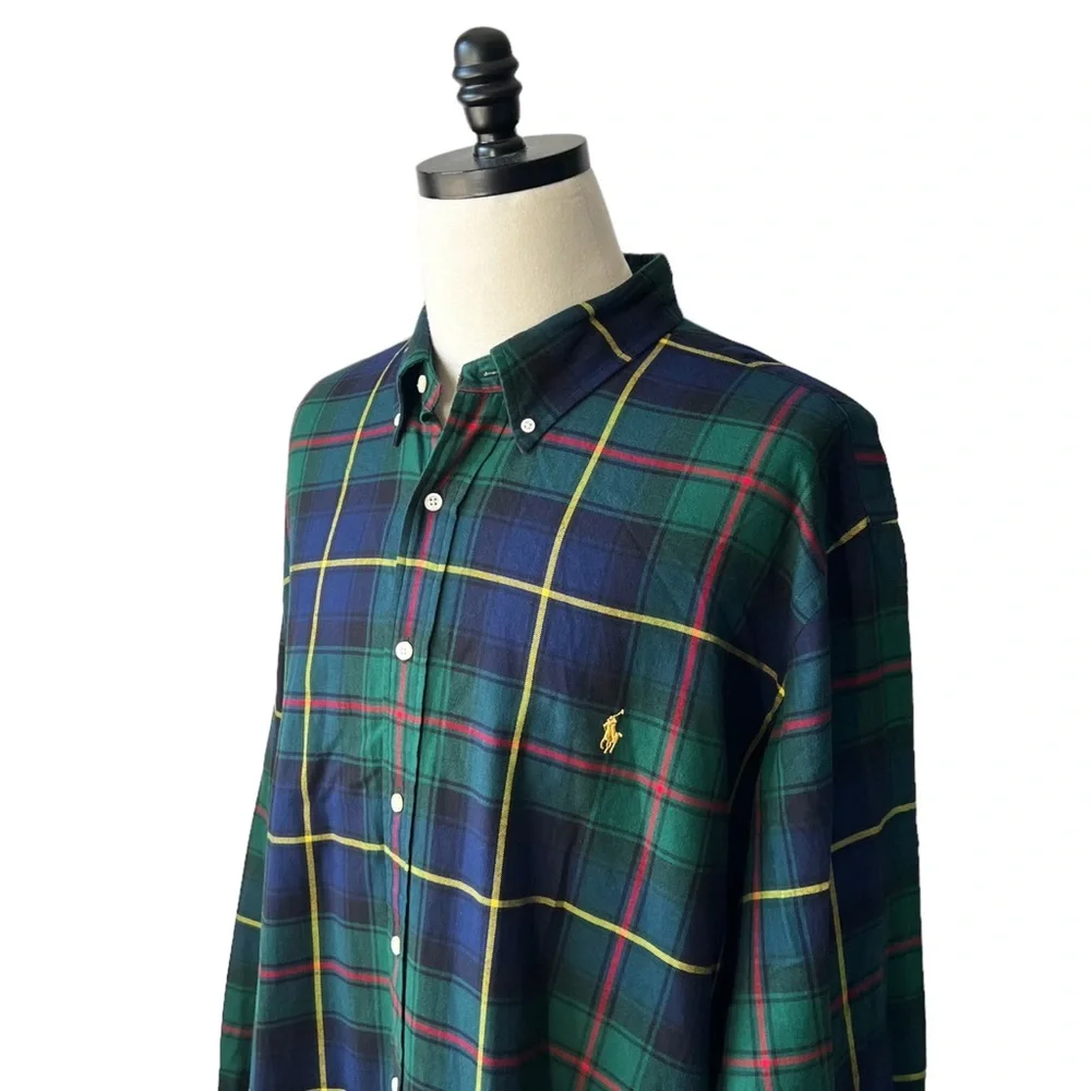 Polo by Ralph Lauren Tartan Plaid Button Down Shirt | 3XB